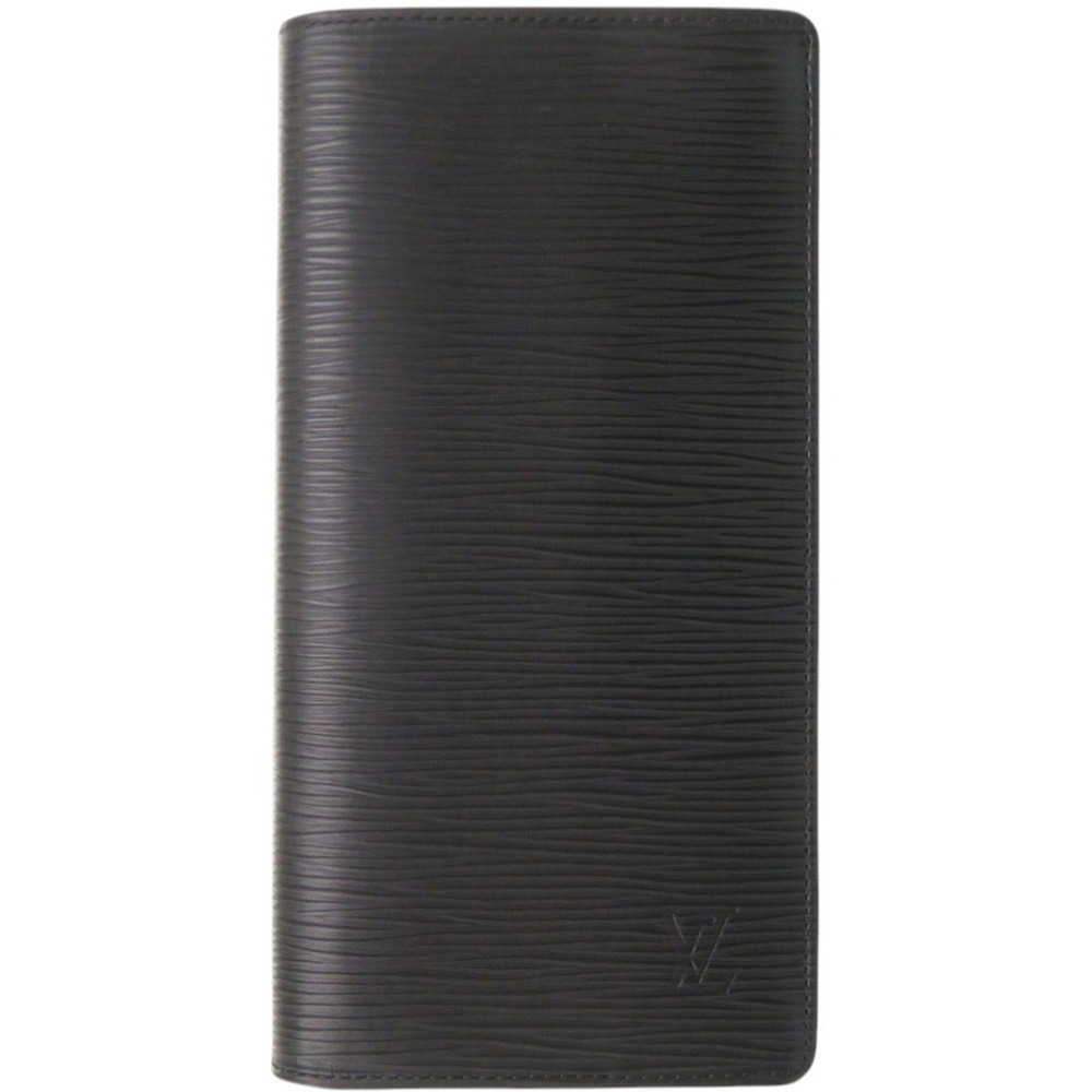 Louis Vuitton Portefeuille Brazza Epi M60622 Noir Long Wallet LV 0247 LOUIS V...